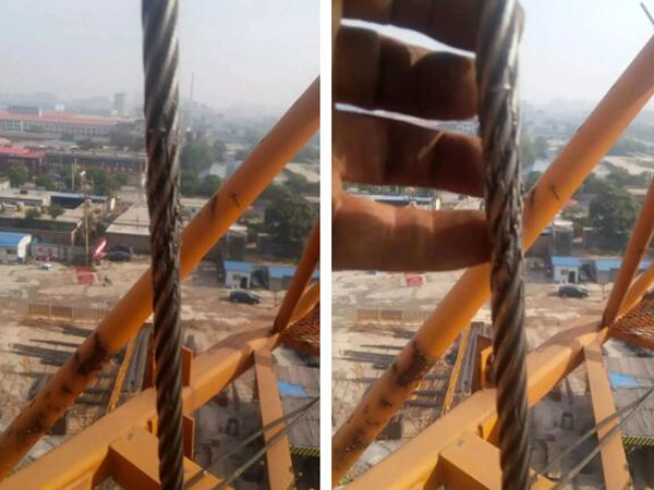 又一起鋼絲繩斷裂事故，造成2人被砸身亡！